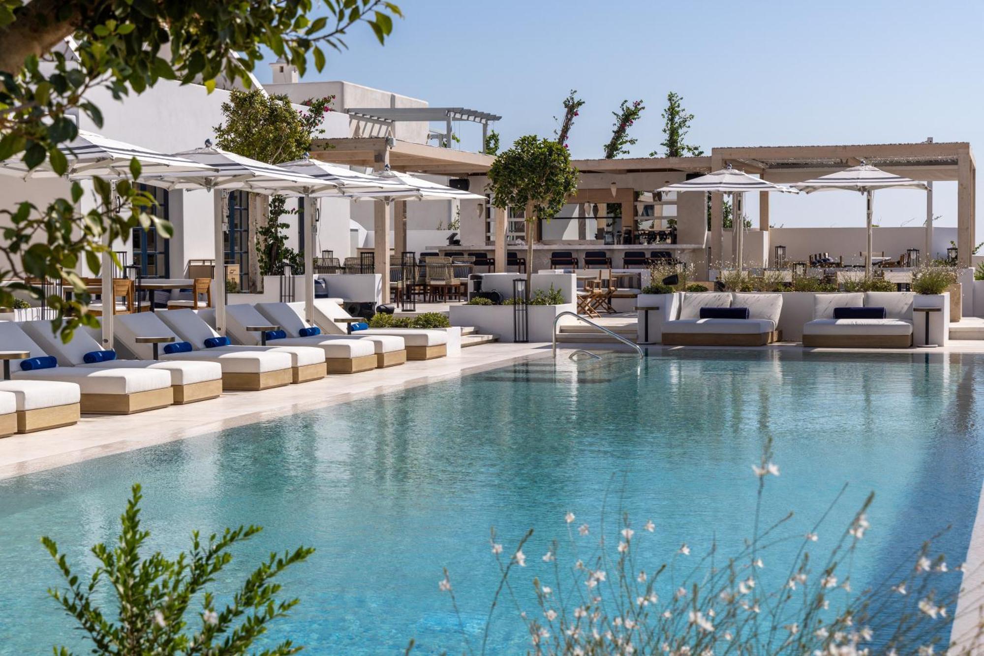 Sandblu Resort Kamari  Ngoại thất bức ảnh