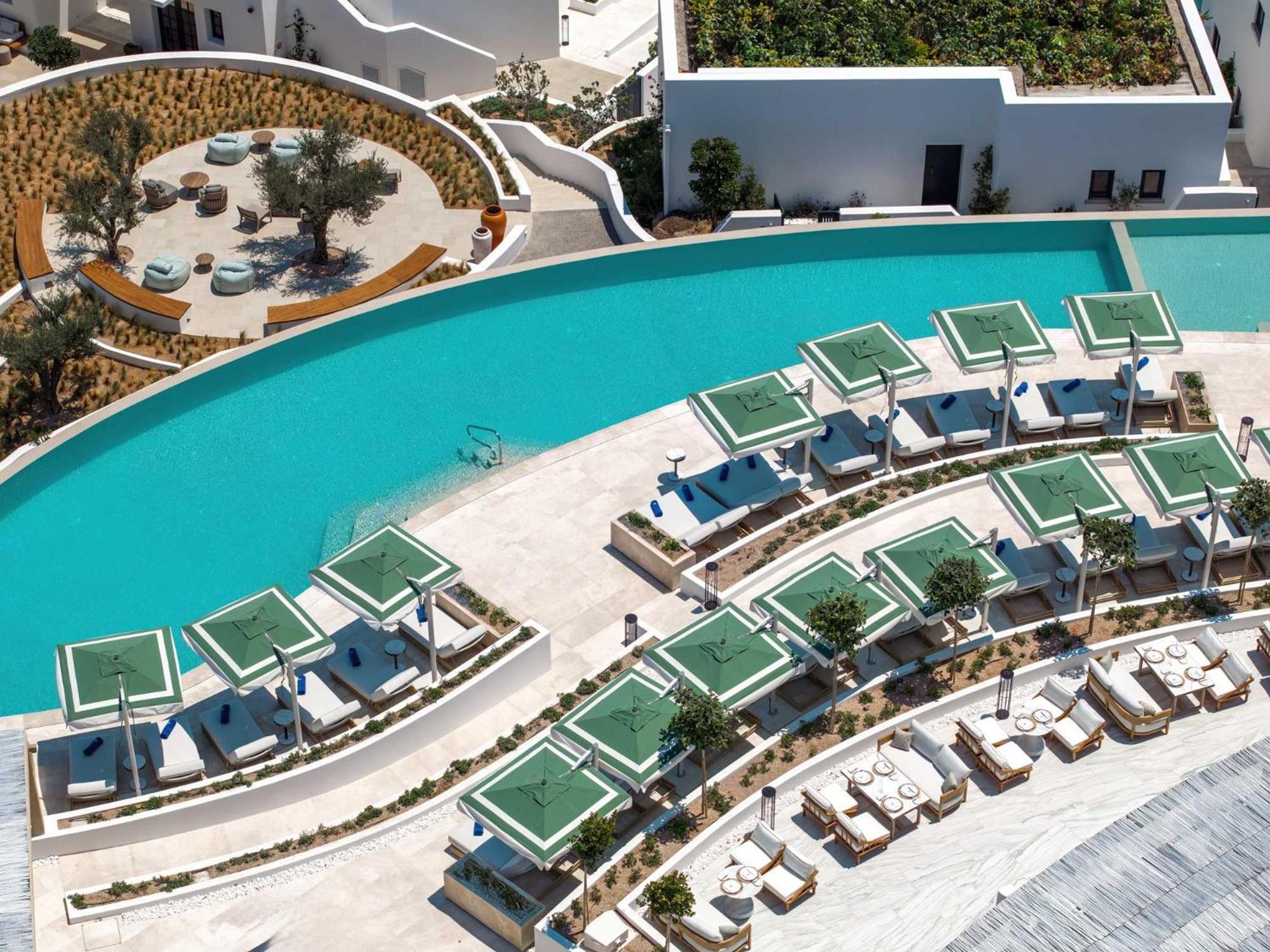 Sandblu Resort Kamari  Ngoại thất bức ảnh