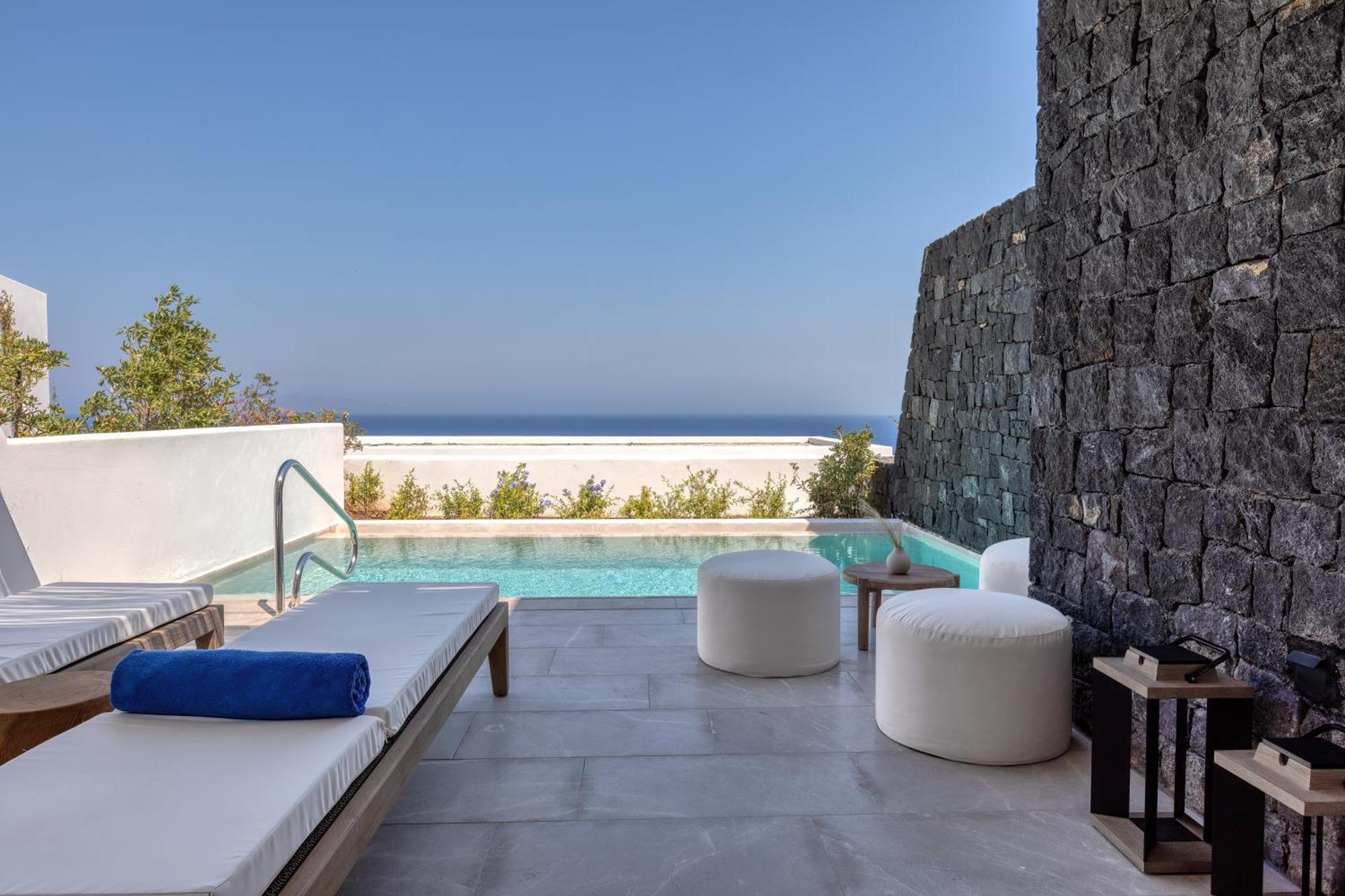 Sandblu Resort Kamari  Ngoại thất bức ảnh