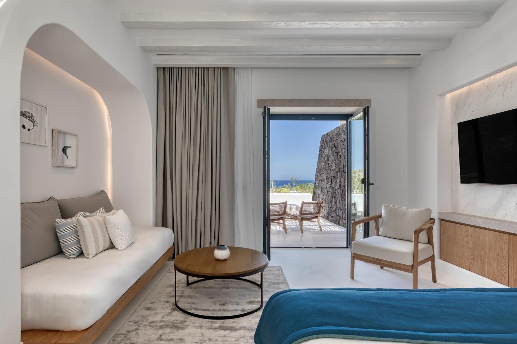 Sandblu Resort Kamari  Ngoại thất bức ảnh