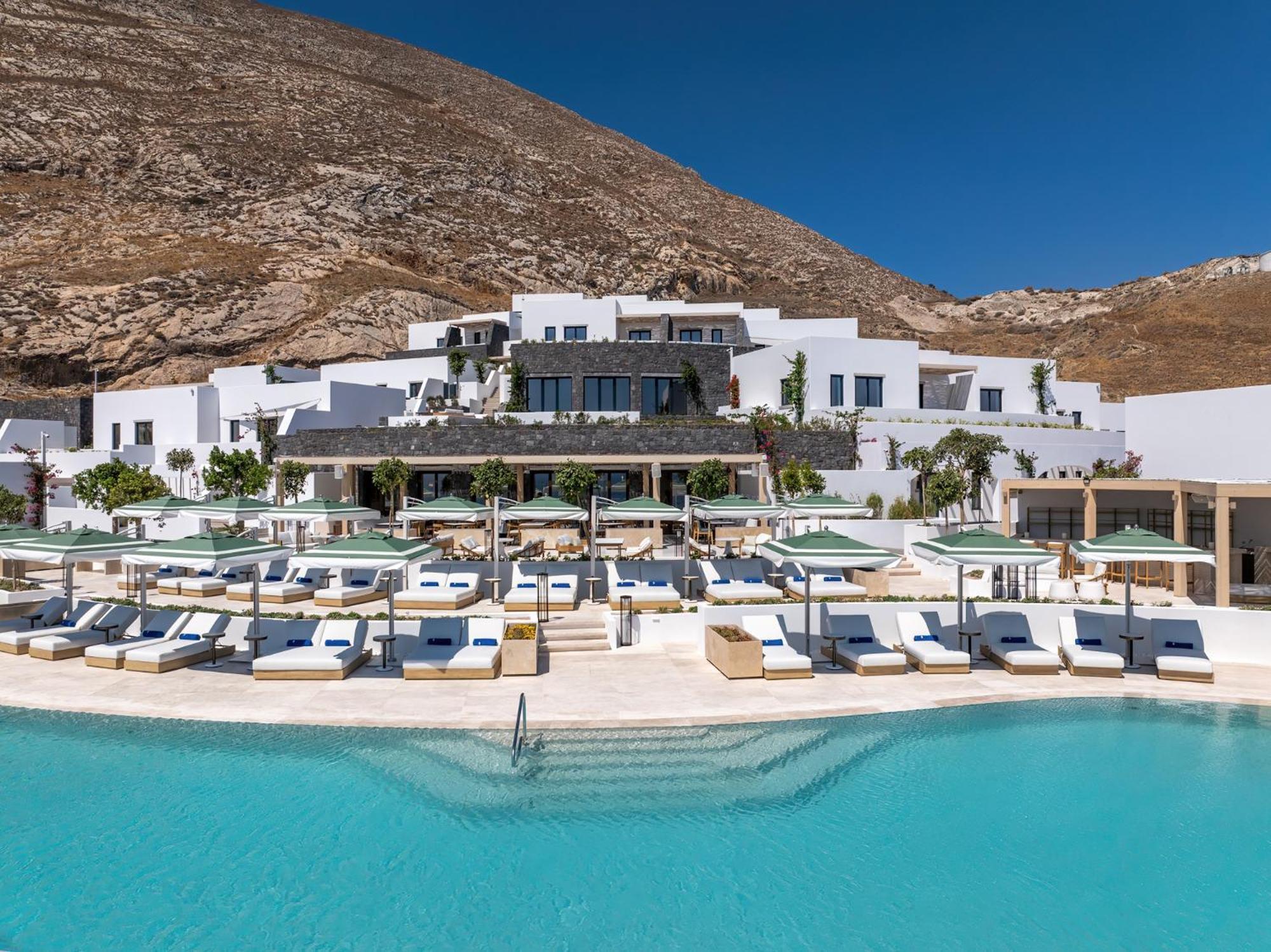 Sandblu Resort Kamari  Ngoại thất bức ảnh