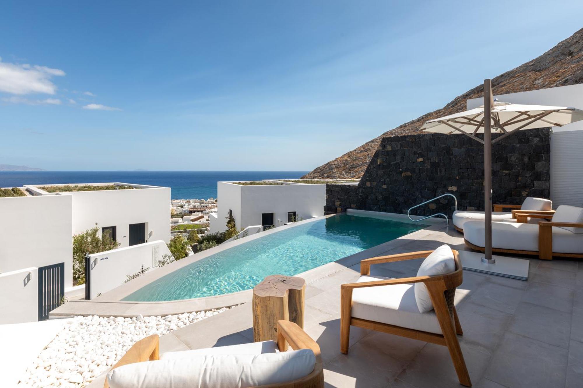 Sandblu Resort Kamari  Phòng bức ảnh