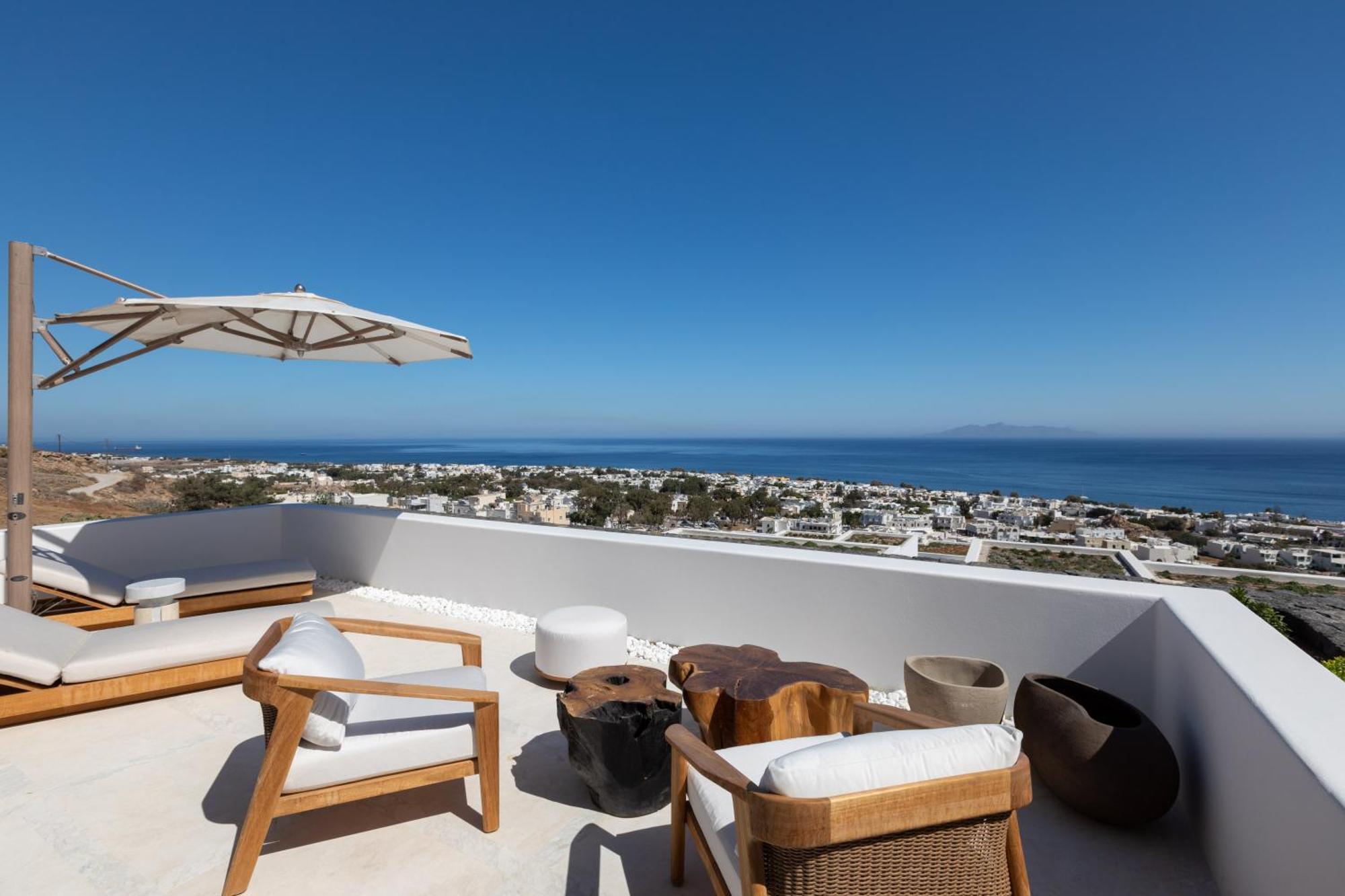 Sandblu Resort Kamari  Ngoại thất bức ảnh