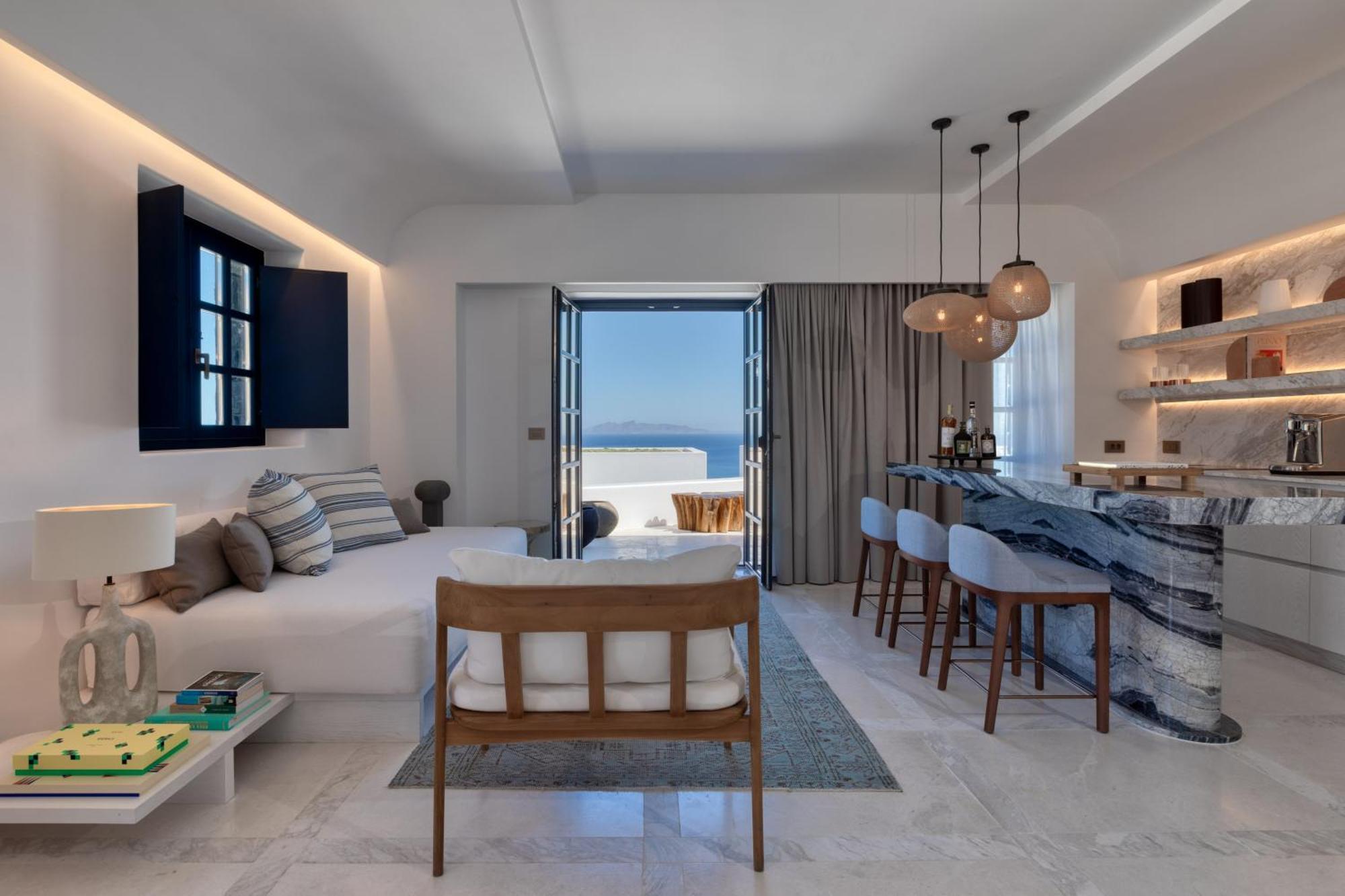 Sandblu Resort Kamari  Phòng bức ảnh