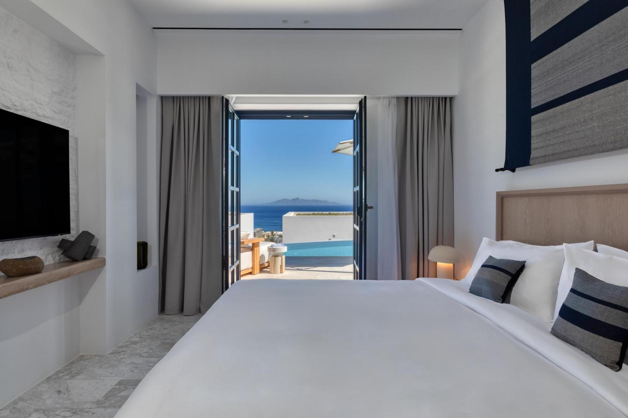 Sandblu Resort Kamari  Ngoại thất bức ảnh