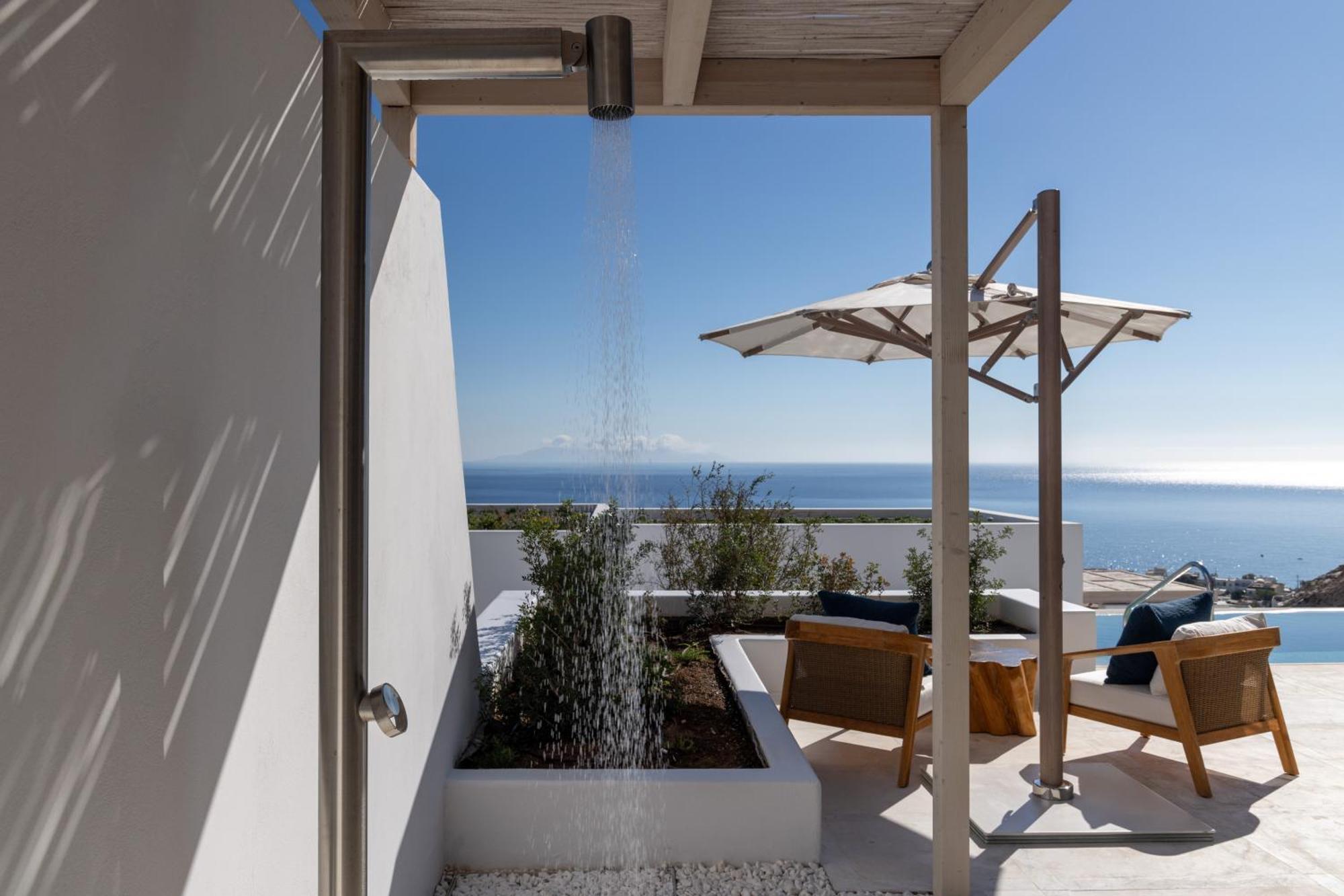 Sandblu Resort Kamari  Ngoại thất bức ảnh