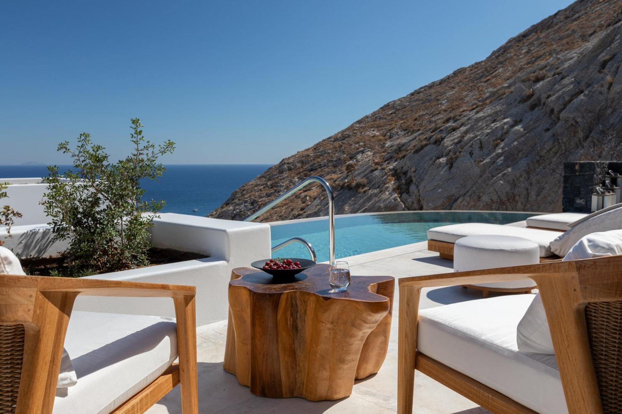Sandblu Resort Kamari  Ngoại thất bức ảnh